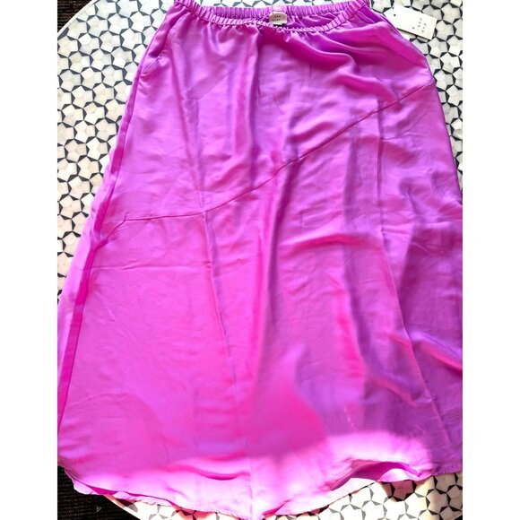 NWT A New Day Womens 2-Piece Set Pink Halter Smocked Top & Maxi Skirt M - Picture 7 of 9